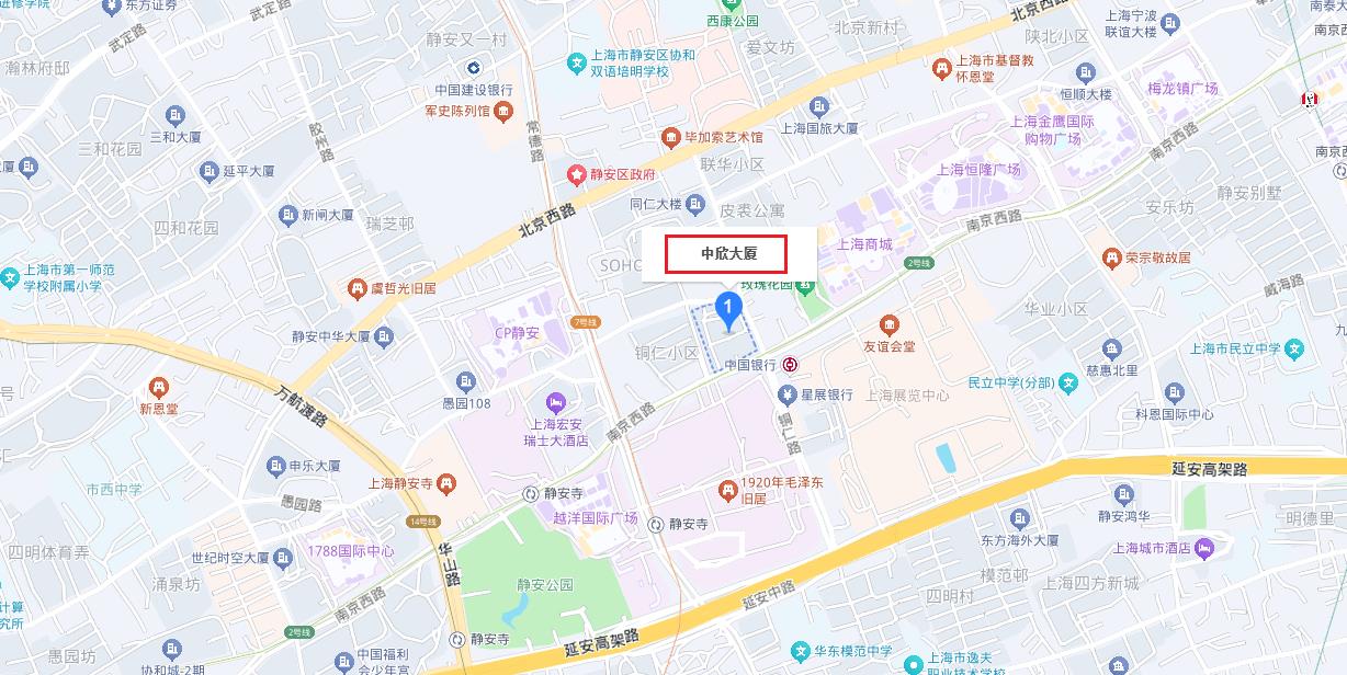 中欣大厦区位图